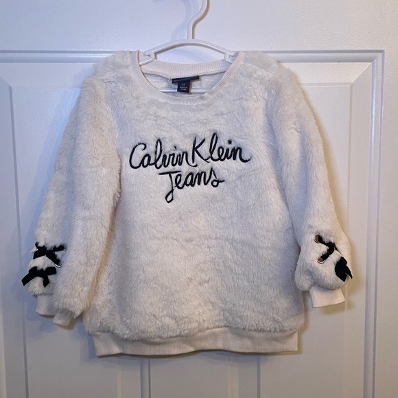 Calvin Klein Jeans - Girls Sherpa Sweater - Size 3T - Picture 1 of 5